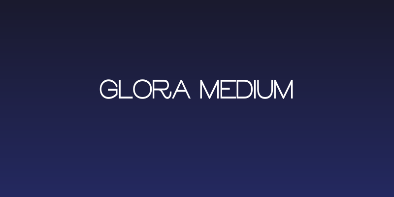 Glora Medium Social Header
