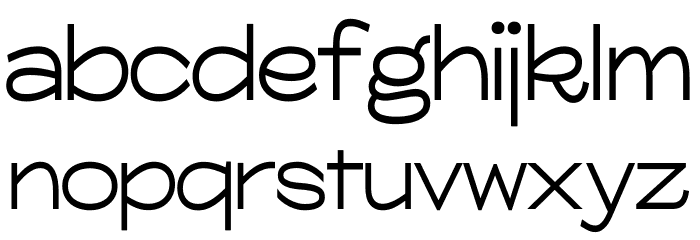 Glora Medium Font LOWERCASE