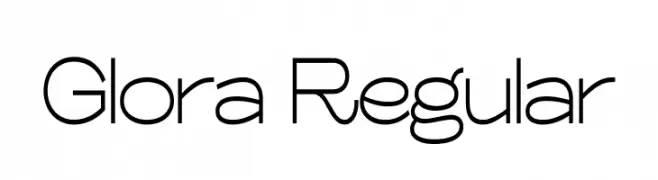 Glora Regular  Fuentes Gratis Descargar