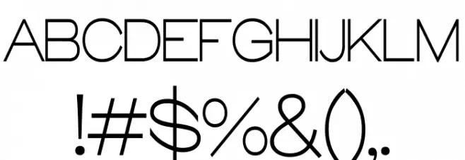 Glora Regular Font OTHER CHARS