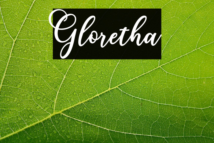 Gloretha Example 2