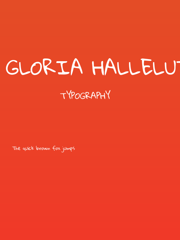 Gloria Hallelujah Poster