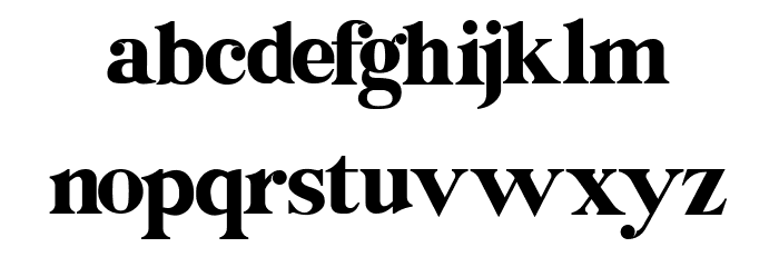 Gloria Ramsey Font LOWERCASE