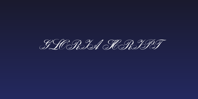 Gloria script Social Header