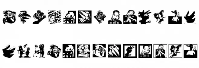 GloriaVectoria 字体 小写