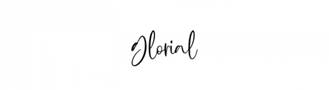 Glorial  フリーフォントのダウンロード