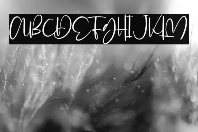 Glorial Font examples