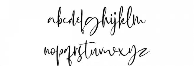 Glorial 字体 小写