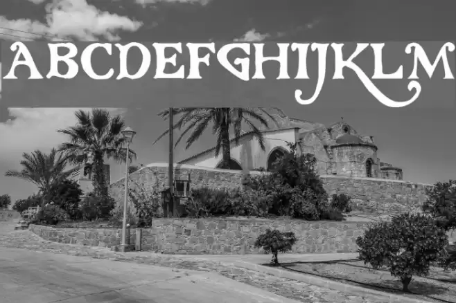 Gloriana Font examples