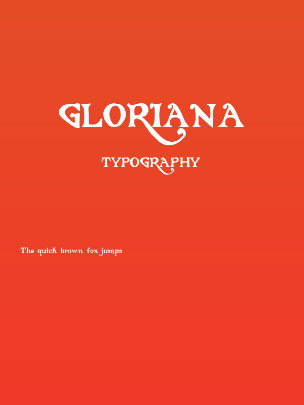 Gloriana Poster