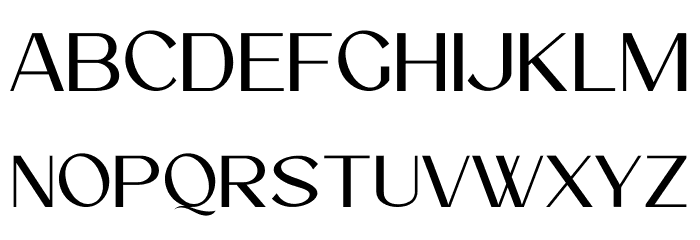 Glorien Sans Serif Font UPPERCASE
