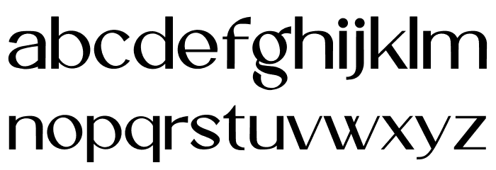 Glorien Sans Serif Font LOWERCASE