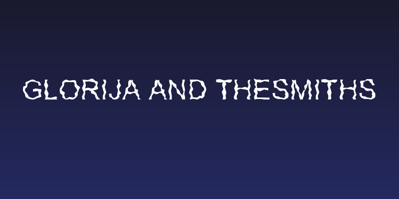 Glorija and theSmiths Social Header