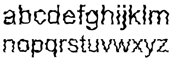 Glorija and theSmiths Font LOWERCASE