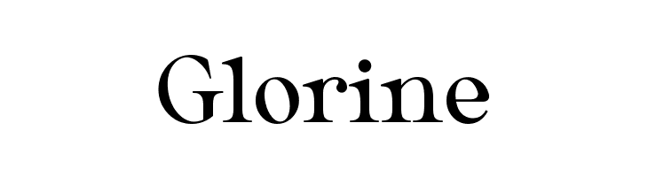 Glorine  免费字体下载