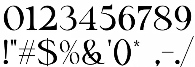 Glorine Font OTHER CHARS