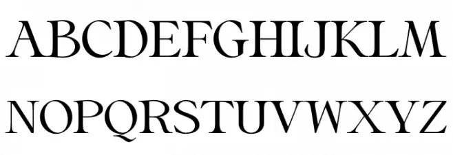 Glorine Font UPPERCASE