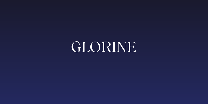 Glorine Social Header