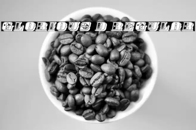 Glorious 3D Regular Font examples