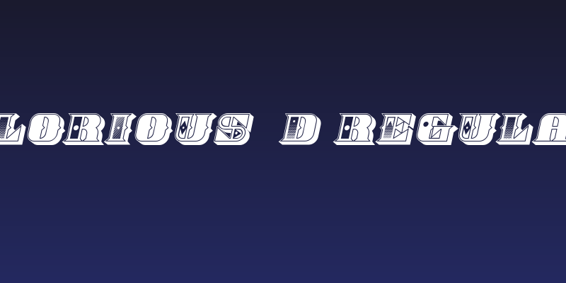 Glorious 3D Regular Social Header