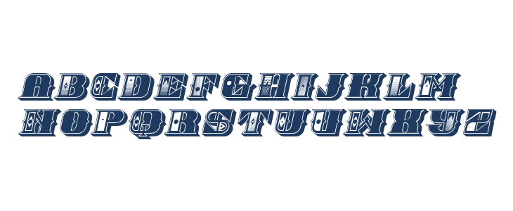 Glorious 3D Regular Lowercase