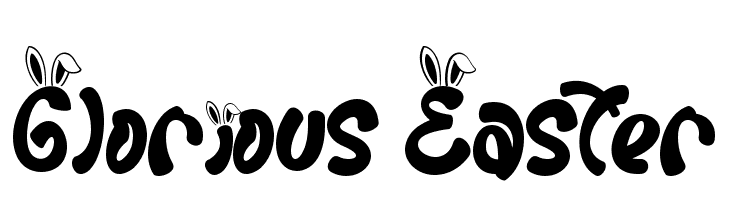 Glorious Easter  les polices de caractères gratuit tlcharger
