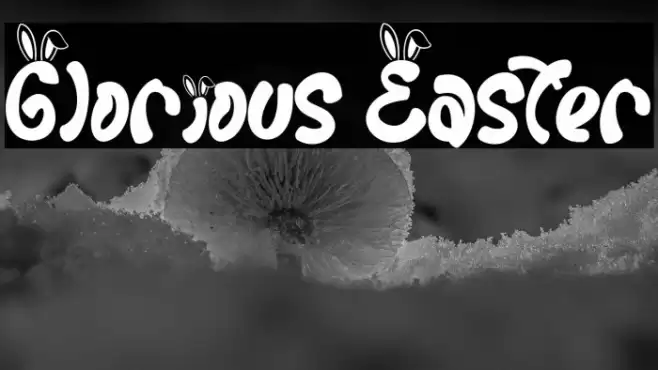 Glorious Easter Font examples
