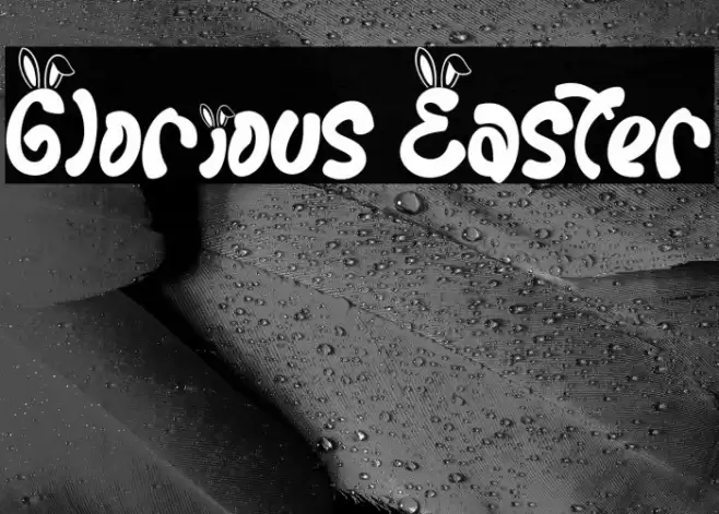 Glorious Easter Font examples