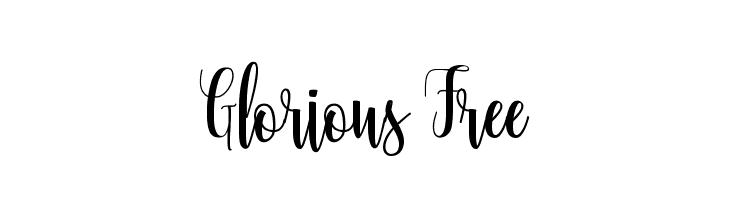 Glorious Free  لخطوط تنزيل