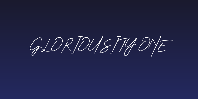 Gloriousity One Social Header