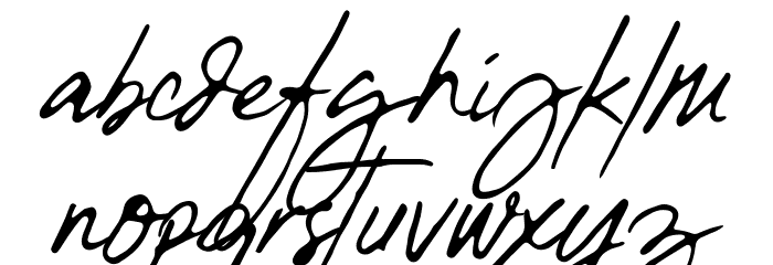 Gloriousity One Font LOWERCASE