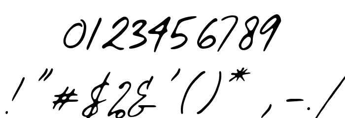 Gloriousity Two Font OTHER CHARS