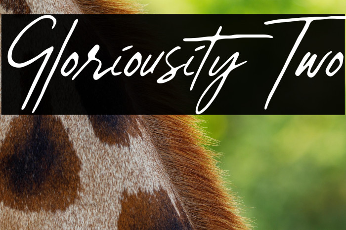 Gloriousity Two Example 1