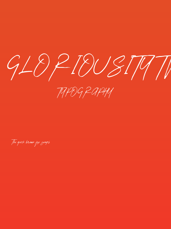 Gloriousity Two Poster