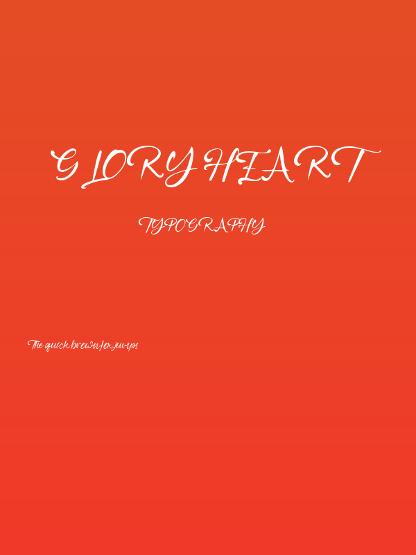 Glory Heart Poster