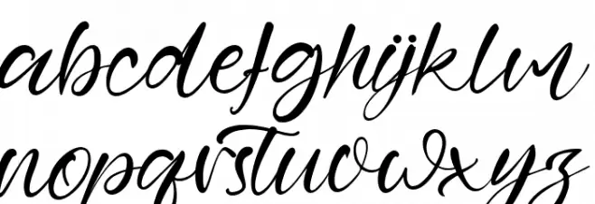 Glory Heart Caratteri MINUSCOLO