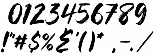 Glory Mathilda Font OTHER CHARS