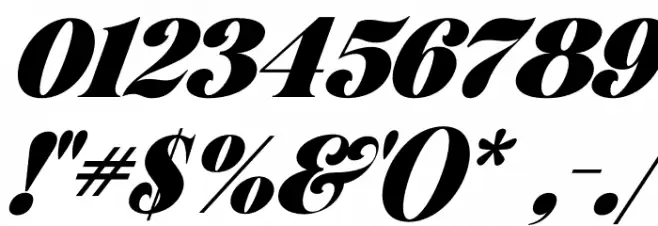Glory Sunshine Italic Font OTHER CHARS
