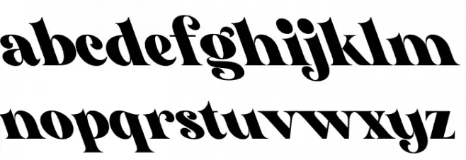 Glory Sunshine Oblique 字体 小写