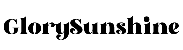 Glory Sunshine  Frei Schriftart Herunterladen
