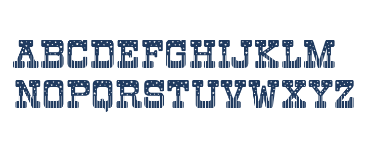 Glory of Justice Uppercase