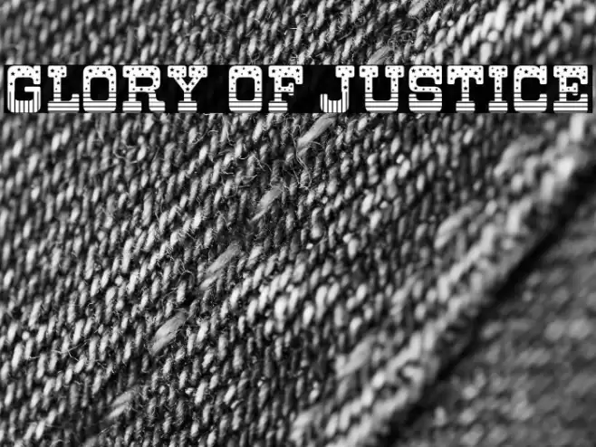 Glory of Justice Caratteri examples