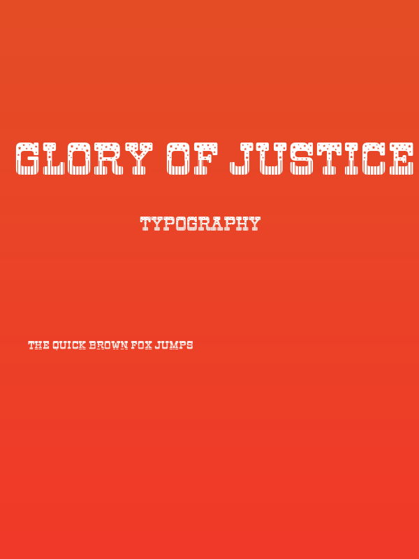 Glory of Justice Poster