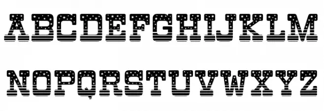 Glory of Justice Caratteri MINUSCOLO