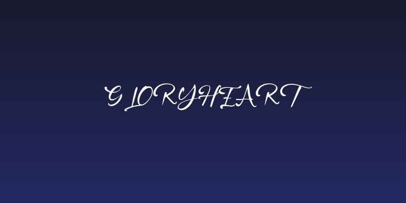 GloryHeart Social Header