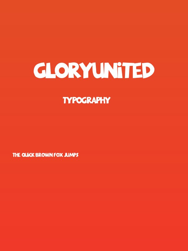GloryUnited Poster