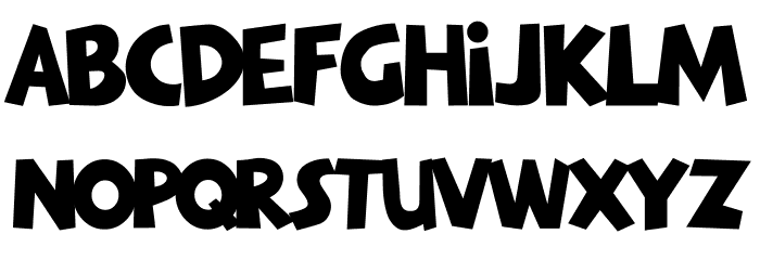 GloryUnited Font LOWERCASE