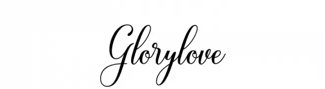 Glorylove  baixar fontes gratis