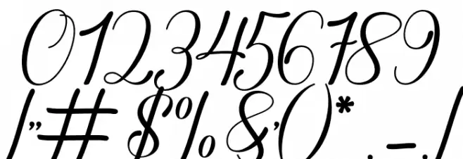 Glorylove Font OTHER CHARS