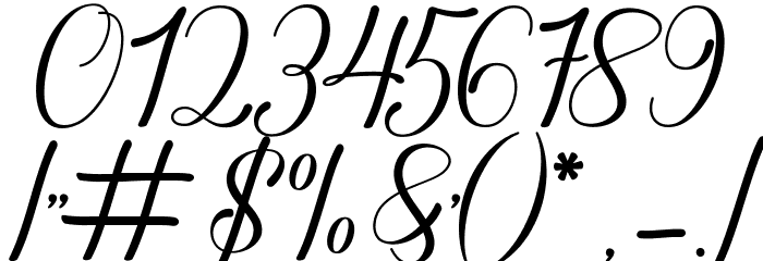 Glorylove Font OTHER CHARS